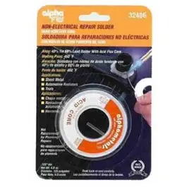 Leaded Non-Electrical Solder – 0.125″ Diameter, 4-Ounce Roll