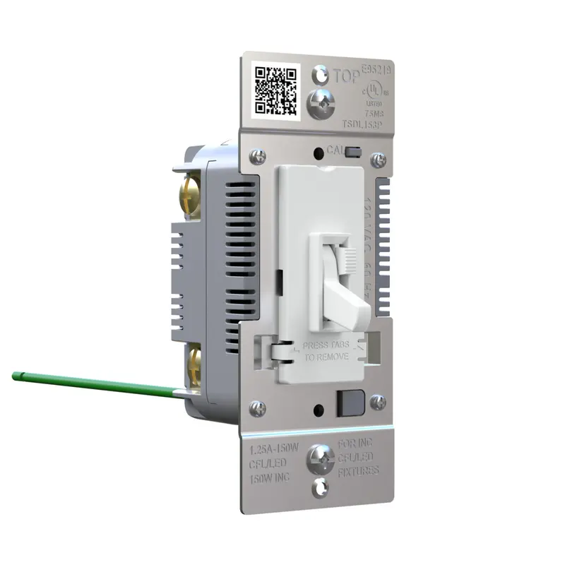 Legrand Pass & Seymour® TradeMaster Toggle Slide LED Dimmer – Advanced Control, White Finish