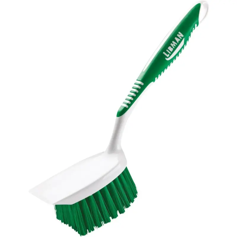 Libman Recycled PET Scrub Brush — 11.13-Inch, Eco-Friendly Bristles