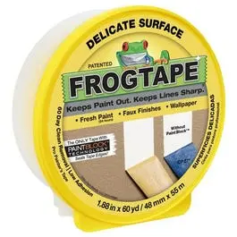 Low-Tack Yellow Painter’s Tape for Delicate Surfaces – 1.88″ × 60 Yards