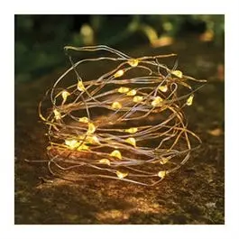 Lulea Warm White LED String Lights – 50 Lights, 17 Feet