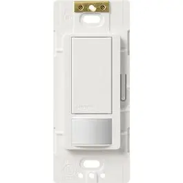 Lutron Maestro Motion-Sensing Switch – Compact Room Activation, White Finish