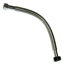 Magna Flex 24-Inch Stainless Steel Water Heater Connector — 3/4″ FIP x 3/4″ FIP