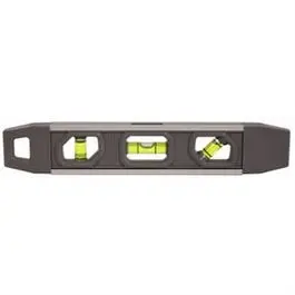 Magnetic Torpedo Level – 9-Inch, Triple-Vial Precision Design