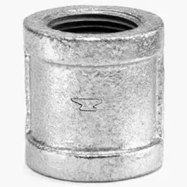 Malleable Iron Right-Hand Coupling – 1-Inch NPT