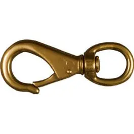 Marine-Grade Bronze Boat Snap Hook – 3/4″ x 3-5/8″