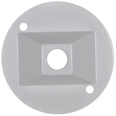 Master Electrician Weatherproof Lampholder Cover – Round White Enclosure