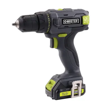 Master Mechanic 20V Cordless Compact Drill Driver Kit with Battery & Charger