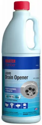 Master Plumber Liquid Drain Cleaner for Clog Removal