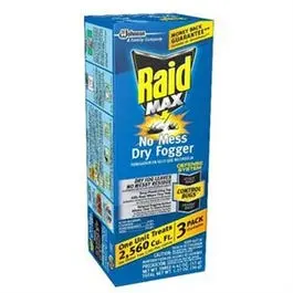 Max No Mess Dry Fogger Refills (3-Pack) – 1.27 oz. Each, Low-Moisture Pest Control