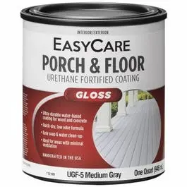 Medium Gray Porch & Floor Paint – Interior/Exterior, Satin, 1 Qt