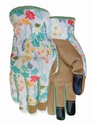 MidWest Glove Women’s Lightweight Garden Gloves with Reinforced Tips