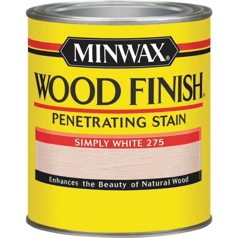 Minwax Simply White Wood Finish Penetrating Stain – 1 Quart