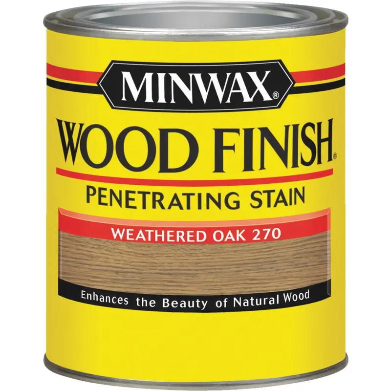 Minwax Weathered Oak Penetrating Wood Stain – 1-Quart Can