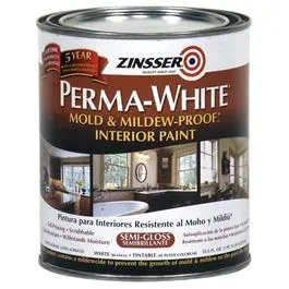Mold-Proof Interior Paint – White Semi-Gloss, 1-Quart