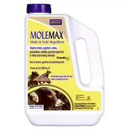 Molemax Granular Repellent for Moles and Voles – 5-Pound Bag