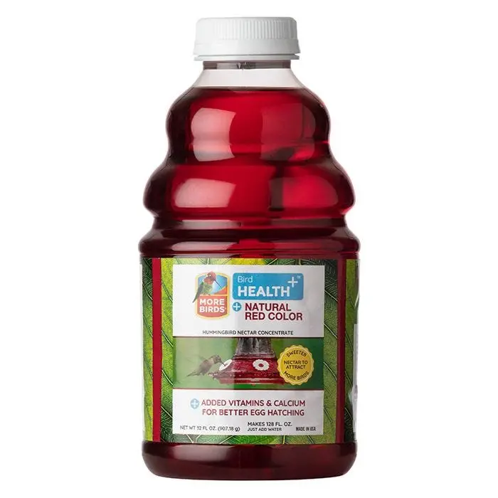 More Birds Hummingbird Nectar Concentrate – Natural Red Liquid Formula