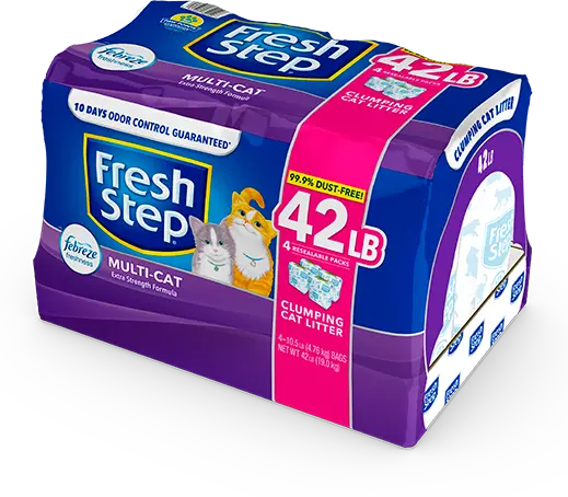 Multi-Cat Scented Clumping Cat Litter with Febreze Odor Neutralization