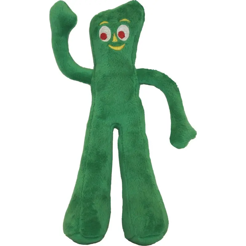 Multipet Gumby Squeaky Plush Dog Toy – 9-Inch Soft Chew-Resistant Design