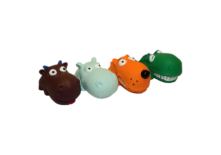 MultiPet Mini Latex Animal Toys – Assorted Styles