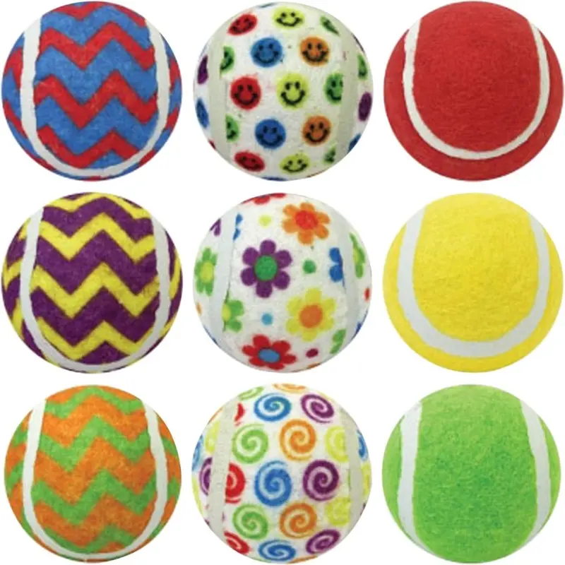 Multipet Ruff ‘Nuff Tennis Balls – Durable Dog Chew Toys