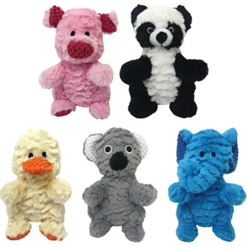 MULTIPET Wrinkleez Dog Toy – Textured Plush Chew Toy with Built-In Squeaker