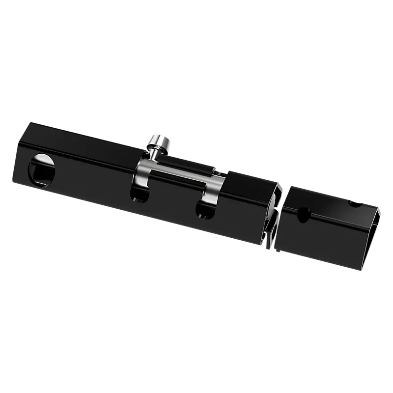 National Hardware Lockable Security Bolt – 6-Inch Heavy-Duty Black Fastener
