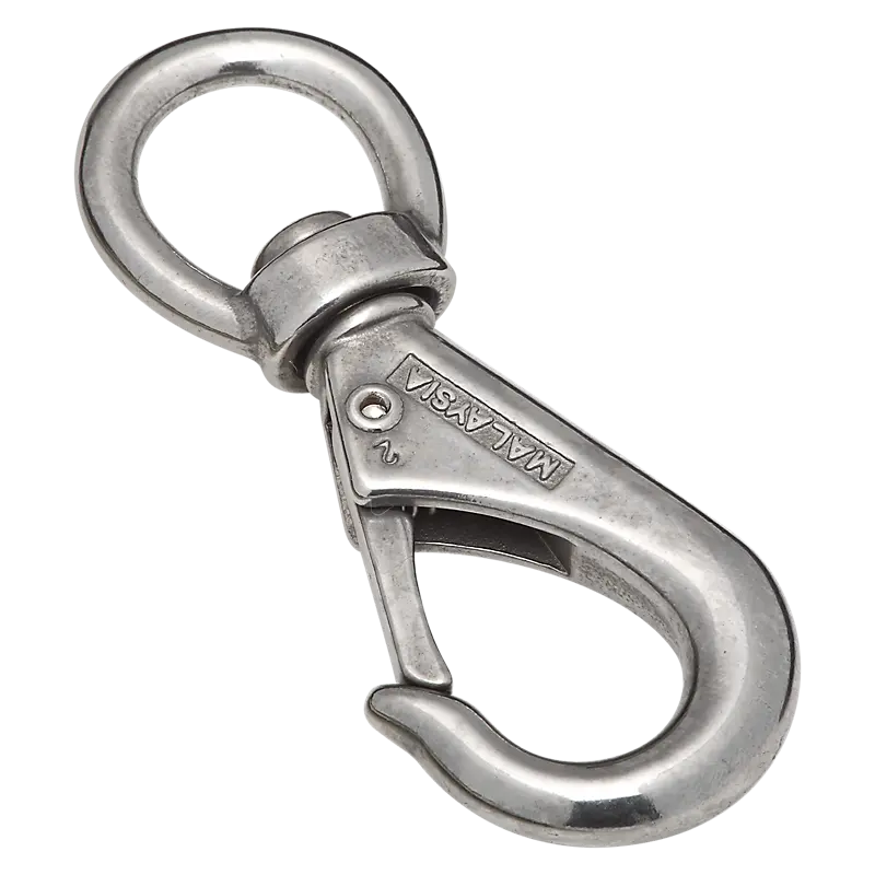 National Hardware Stainless Steel Boat Snap Hook – 3/4-Inch by 3-11/16-Inch Marine-Grade Fastener