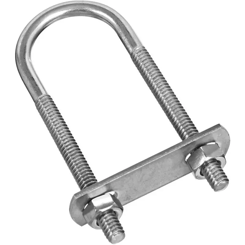 National Stainless Steel Round U-Bolt – 1/4″ x 1-1/8″ x 3-1/2″