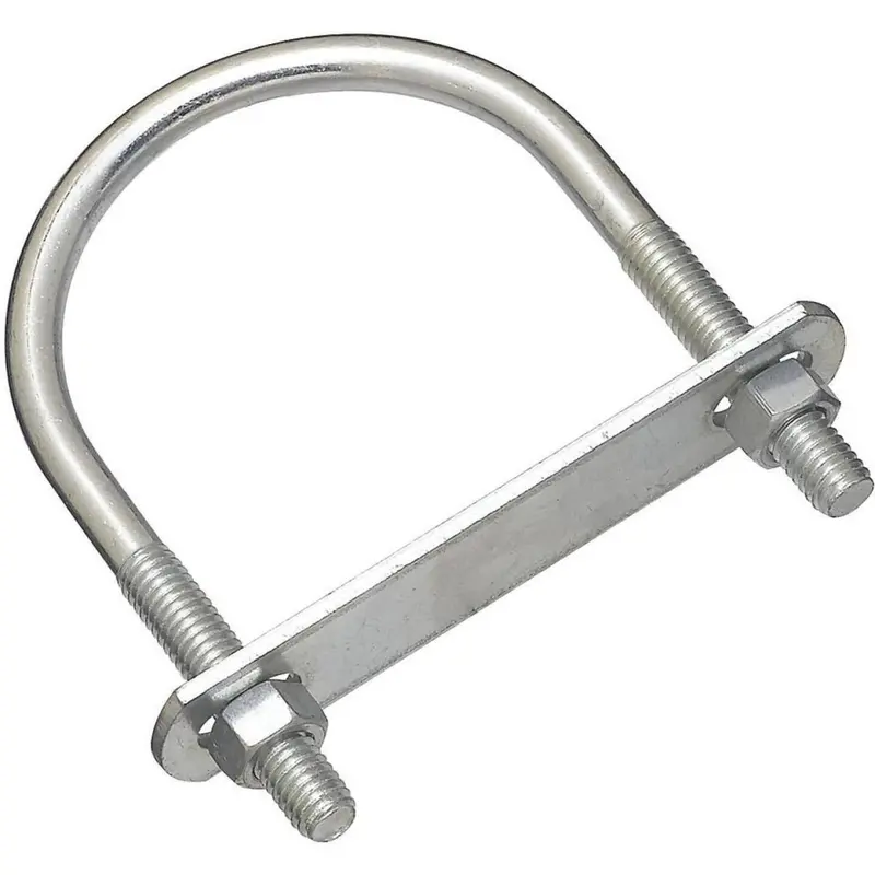 National Zinc Round U-Bolt – 3/8″ x 2.95″ x 4.5″
