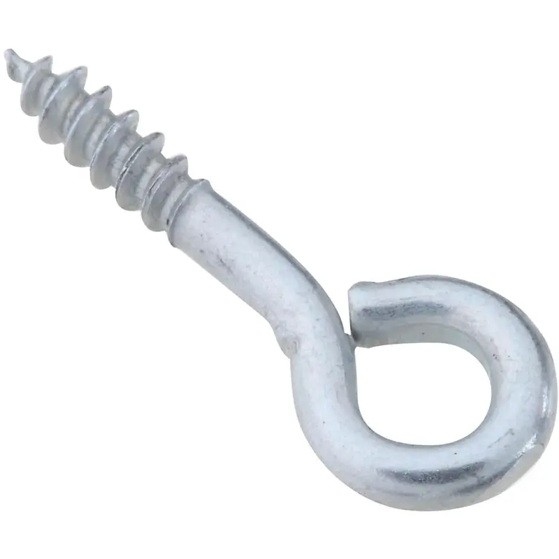 National Zinc Small Screw Eye – #214, 12-Pack (Also Labeled 10-Pack)