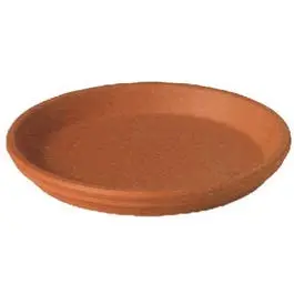 Natural Terra Cotta Clay Plant Saucer – 8 Inch Diameter