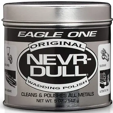 NEVER-DULL Metal Polish Wadding – 5 oz. Non-Abrasive Shine Restorer