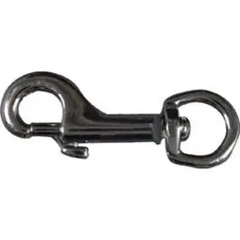 Nickel Bolt Snap Hook – 3/8″ × 2-3/16″