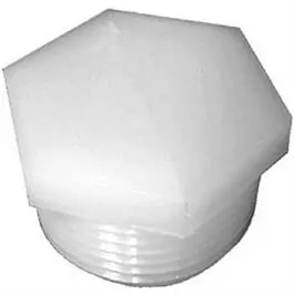 Nylon Hex Head Pipe Plug – 1/4″ Male Pipe Thread