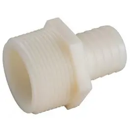 Nylon Hose Barb Tee Fitting – 3/4-Inch and 1-Inch Male Pipe Threads