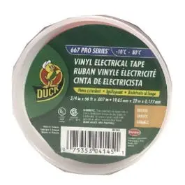 Orange Vinyl Electrical Insulation Tape – 0.75-Inch x 66-Foot Roll