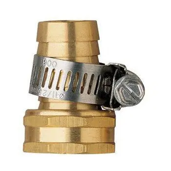 Orbit 58114N Brass Hose Mender – 5/8-Inch Female End, Irrigation Repair