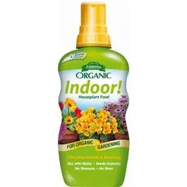 Organic Indoor Plant Food – 8 oz All-Purpose Liquid Fertilizer for Houseplants
