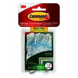 Outdoor String Light Clips – Weather-Resistant, 32-Piece Pack