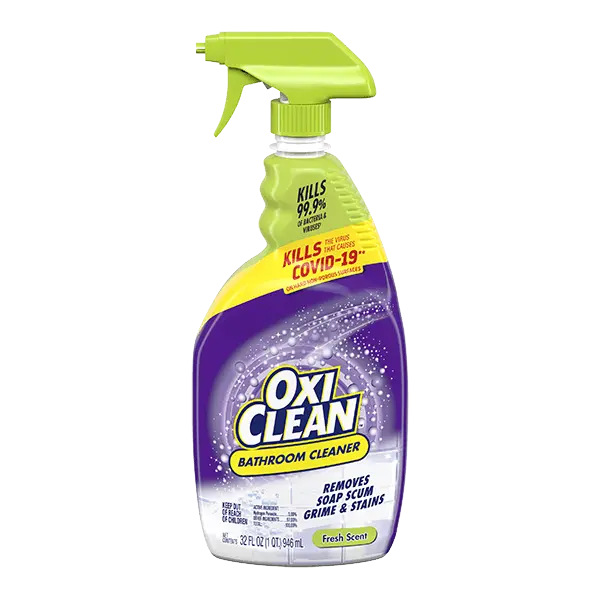OxiClean Bathroom Cleaner Spray – Tough Stain & Grime Remover