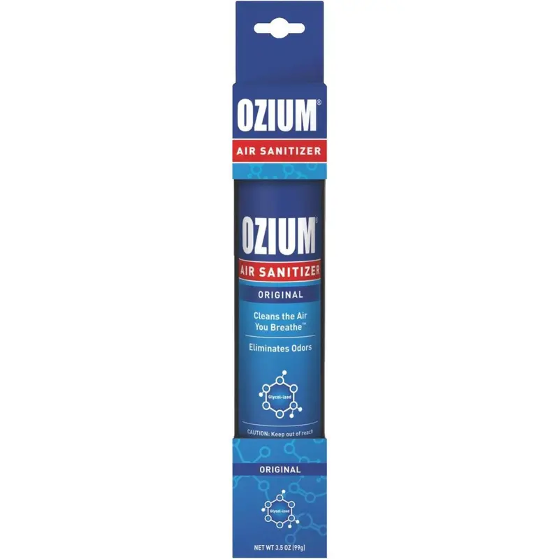 Ozium Car Air Freshener & Sanitizer Spray – Original Scent, 3.5 oz