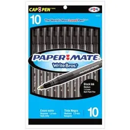 Pack of 10 Papermate Write Bros Ballpoint Pens