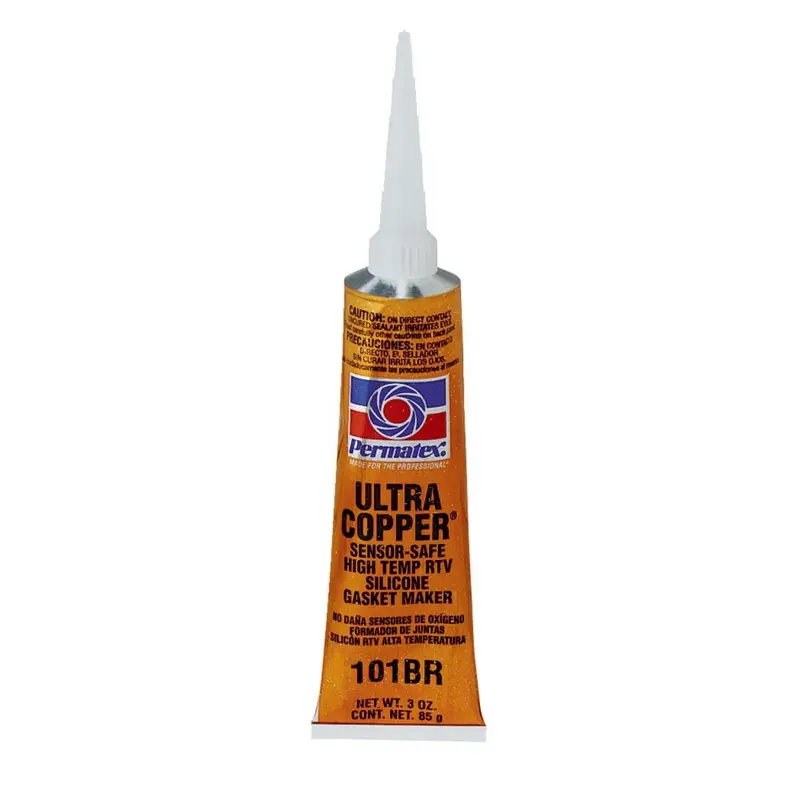 Permatex Ultra Copper RTV Silicone Gasket Maker – 3 oz, High-Temp Rated