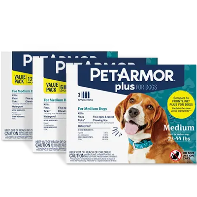 PetArmor Plus Flea and Tick Treatment for Dogs – Fast-Acting Topical Protection