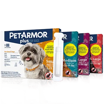 PetArmor Plus for Dogs – Veterinarian-Recommended Flea & Tick Control