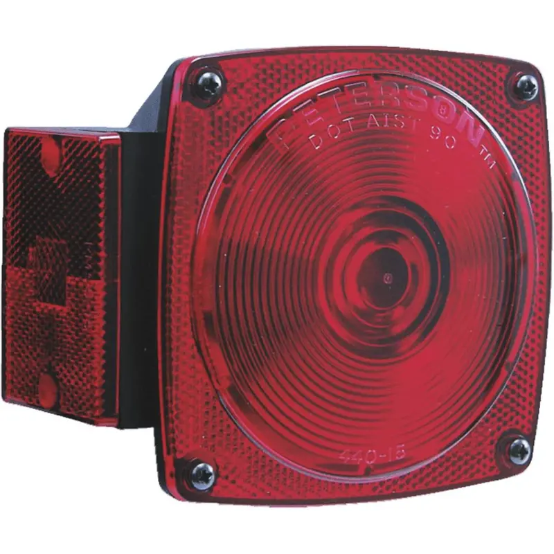Peterson 12V 6-Function Red Combination Trailer Lamp