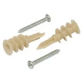 Plastic EZ Wall Anchor Assortment Kit (51 Pieces)
