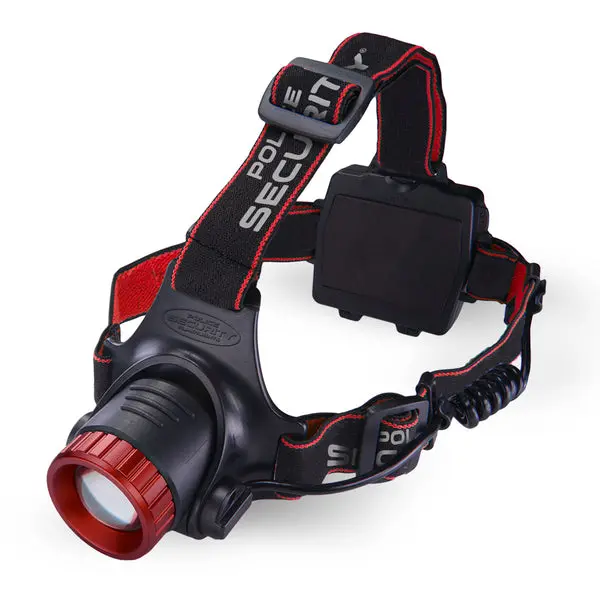 Police-Style 1000-Lumen Tactical Headlamp with Adjustable Beam