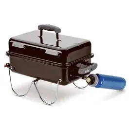 Portable LP Gas Tabletop Grill – Black, 160 Square Inches